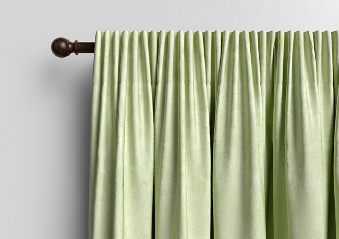 Florence Faux Suede, Green Leaf - Made to Measure Curtains - Image 10